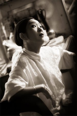 quartier d'immigrés - Portrait de l'artiste d'opéra chinois Photographie de stock - Rights-Managed, Code: 700-00747736