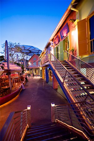 singapore entertainment places - Restaurants at Clarke Quay, Singapore Stock Photo - Rights-Managed, Code: 700-00747756