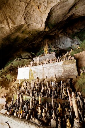 Tham Ting Cave in Pak Ou Caves, Laos Stock Photo - Rights-Managed, Code: 700-00747787