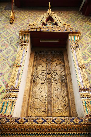 simsearch:700-03586777,k - Tür des Grand Palace, Bangkok, Thailand Stockbilder - Lizenzpflichtiges, Bildnummer: 700-00748485