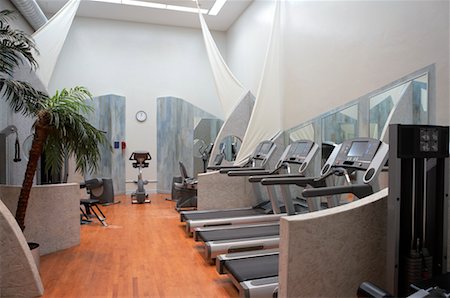 simsearch:700-00767943,k - Gym at Intercontinental Hotel, Toronto, Ontario, Canada Stock Photo - Rights-Managed, Code: 700-00767940