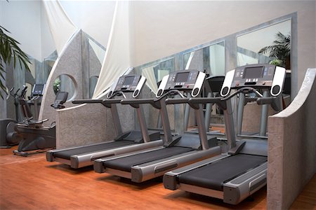 simsearch:700-00767943,k - Gym at Intercontinental Hotel, Toronto, Ontario, Canada Stock Photo - Rights-Managed, Code: 700-00767942