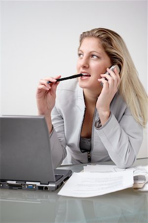 Woman on Cellular Phone Stock Photo - Rights-Managed, Code: 700-00767974
