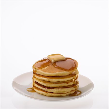 simsearch:700-00478241,k - Pancakes with Butter and Syrup Foto de stock - Con derechos protegidos, Código: 700-00768748