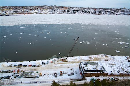 quebec winter - St. Lawrence River, Quebec, Canada Stock Photo - Rights-Managed, Code: 700-00768824