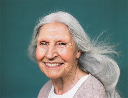 eccentric elderly people photos - Portrait of Woman Stock Photo - Rights-Managed, Code: 700-00782003