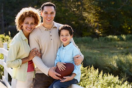 Portrait of Family, With Football Stock Photo - Rights-Managed, Code: 700-00782126
