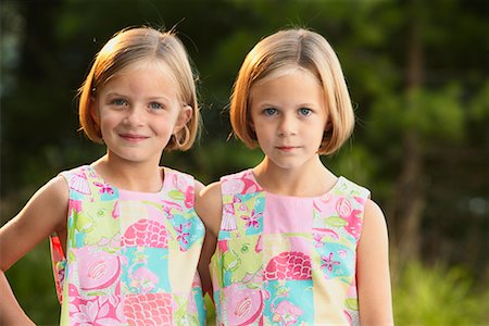 Portrait of Girls Outdoors Stock Photo - Rights-Managed, Code: 700-00782172