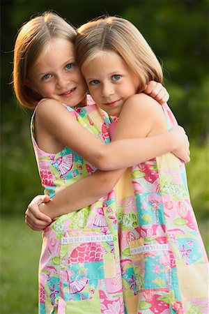 Portrait of Girls Outdoors Stock Photo - Rights-Managed, Code: 700-00782173