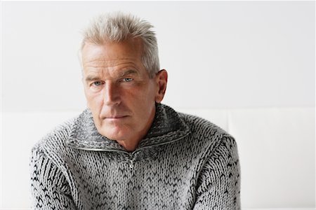 ron fehling gray haired man - Portrait of Mature Man Stock Photo - Rights-Managed, Code: 700-00782364