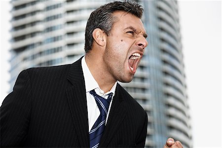 Businessman Yelling Stock Photo - Rights-Managed, Code: 700-00782637