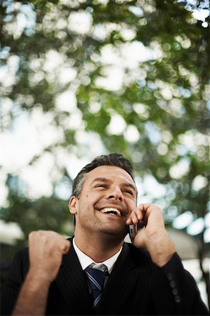 simsearch:700-02887473,k - Businessman on Cellular Phone Stock Photo - Rights-Managed, Code: 700-00782633