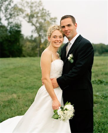 simsearch:600-01788863,k - Portrait of Bride and Groom Stock Photo - Rights-Managed, Code: 700-00795823