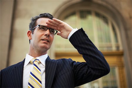 eye glasses images investing - Businessman Looking into the Distance Stock Photo - Rights-Managed, Code: 700-00795868