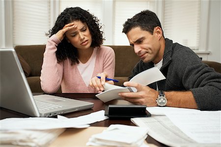 Couple Banking Stock Photo - Rights-Managed, Code: 700-00796224
