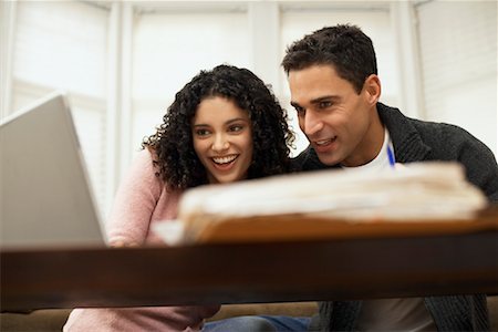 Couple Working Stock Photo - Rights-Managed, Code: 700-00796222