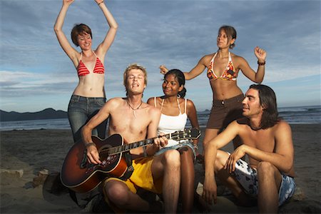 Group of Friends at Beach Stock Photo - Rights-Managed, Code: 700-00814407