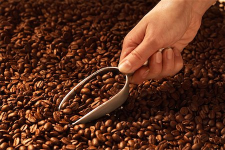Hand Scooping Coffee Beans Stock Photo - Rights-Managed, Code: 700-00823540