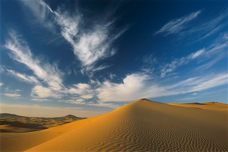 Sand Dune, Great Erg Oriental, Sahara Desert, Algeria Fotografie stock - Rights-Managed, Codice: 700-00846494