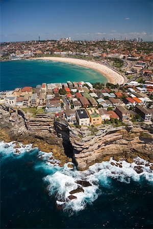Overview of Bondi, Sydney, New South Wales, Australia Stock Photo - Rights-Managed, Code: 700-00846829