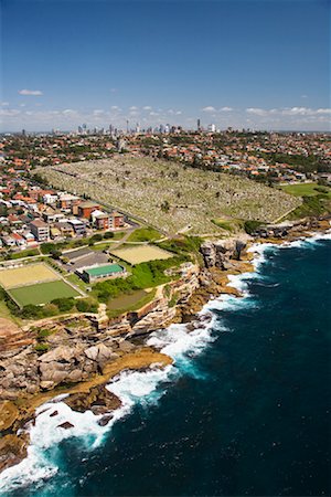 simsearch:700-01072479,k - Aerial View of Bronte, Sydney, New South Wales, Australia Stock Photo - Rights-Managed, Code: 700-00846822