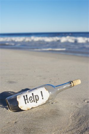 Message In A Bottle Stock Photo - Rights-Managed, Code: 700-00846996