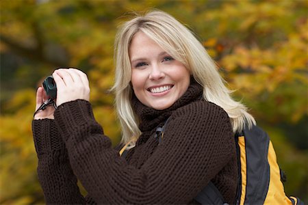 Woman with Binoculars Stock Photo - Rights-Managed, Code: 700-00847129