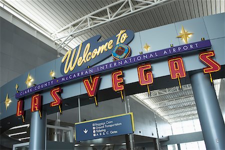 Sign in Airport, Las Vegas, Nevada, USA Stock Photo - Rights-Managed, Code: 700-00847270