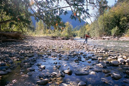 Man Fly Fishing Stock Photo - Rights-Managed, Code: 700-00864022