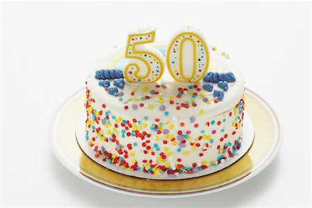 Birthday Cake Stock Photo - Rights-Managed, Code: 700-00864998