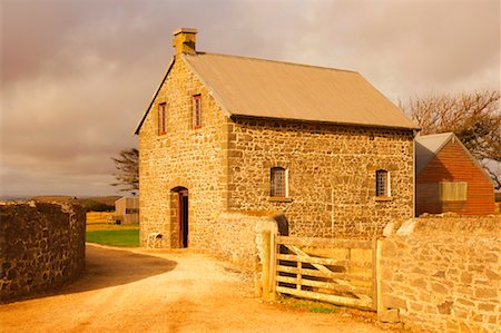 Old Schoolhouse, Stanley, Tasmania, Australia Fotografie stock - Rights-Managed, Codice: 700-00865326