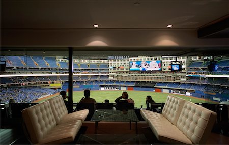 sports spectator sofa - People Watching Baseball Game, Rogers Centre, Toronto, Ontario, Canada Stock Photo - Rights-Managed, Code: 700-00865999