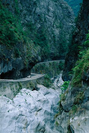 Highway, Taroko National Park. Taiwan Foto de stock - Direito Controlado, Número: 700-00866403