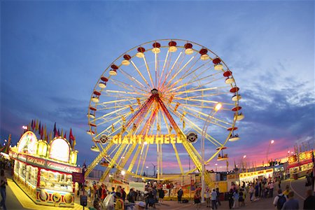 Ferris Wheel at the CNE, Toronto, Canada Foto de stock - Direito Controlado, Número: 700-00897399