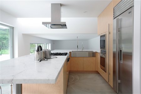 slab (not food) - Open Concept Kitchen Interior Stock Photo - Rights-Managed, Code: 700-00897835