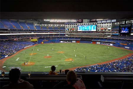 picture of a crowd watching a game - Baseball Stadium, Toronto, Ontario, Canada Stock Photo - Rights-Managed, Code: 700-00909663