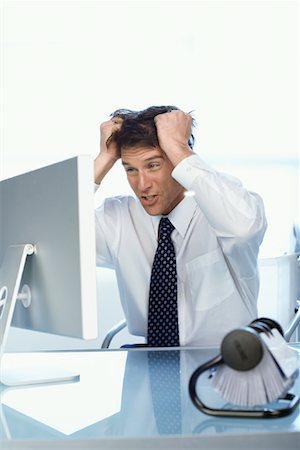 simsearch:700-00519519,k - Frustrated Businessman Foto de stock - Con derechos protegidos, Código: 700-00909704