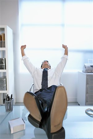 simsearch:700-00546285,k - Businessman Cheering Stock Photo - Rights-Managed, Code: 700-00909707