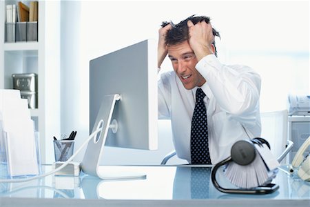 simsearch:700-02633759,k - Frustrated Businessman Stock Photo - Rights-Managed, Code: 700-00909703