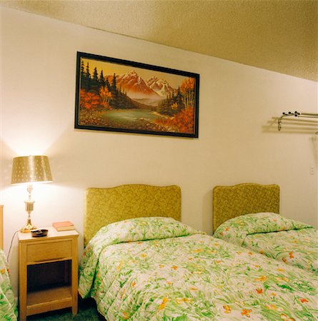 Motel Room Foto de stock - Con derechos protegidos, Código: 700-00917279