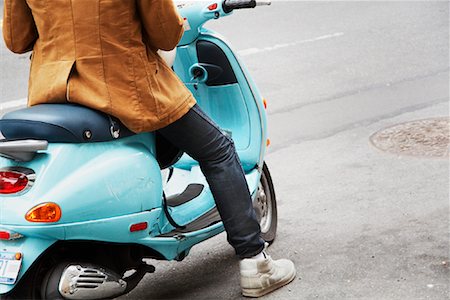 Man Riding Moped Stock Photo - Rights-Managed, Code: 700-00917675