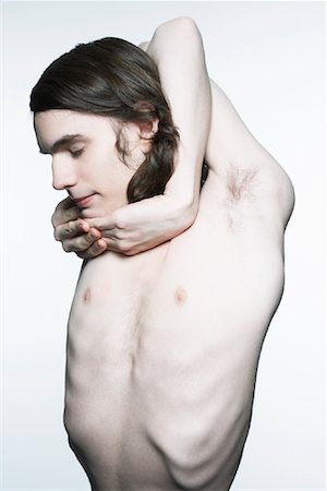 skinny 19 year old man - Portrait of Contortionist Stock Photo - Rights-Managed, Code: 700-00910146