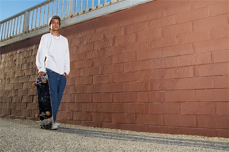 Man with Skateboard Stock Photo - Rights-Managed, Code: 700-00910743