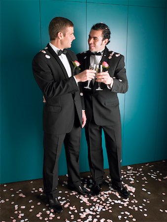 Portrait of Men in Tuxedos Stock Photo - Rights-Managed, Code: 700-00911773