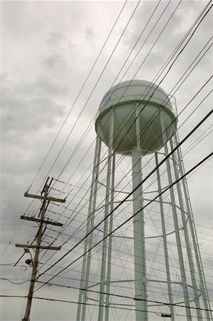 electric tower looking up - Water Tower Stock Photo - Rights-Managed, Code: 700-00934555