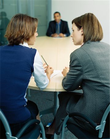executives on table back - Business People in Meeting Stock Photo - Rights-Managed, Code: 700-00934804