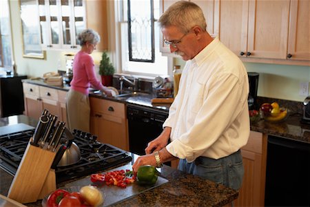 Couple in Kitchen Stock Photo - Rights-Managed, Code: 700-00935104