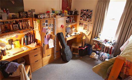College Dorm Room Stock Photo - Rights-Managed, Code: 700-00933907