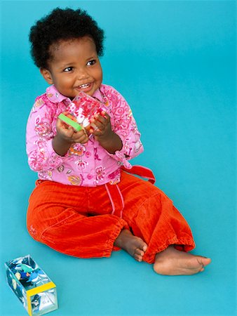 Baby Girl Playing Stock Photo - Rights-Managed, Code: 700-00948815