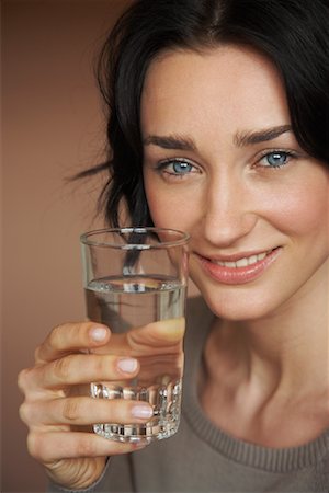 simsearch:700-00954536,k - Woman With A Glass Of Water Stock Photo - Rights-Managed, Code: 700-00954564